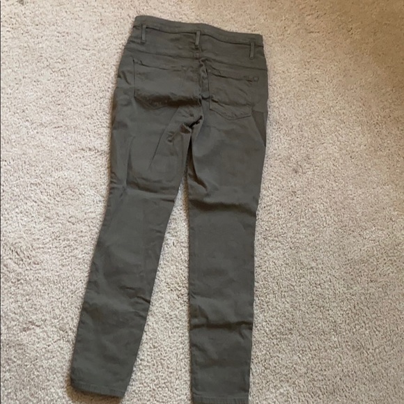 Olive High Waisted Jeans - Picture 2 of 2